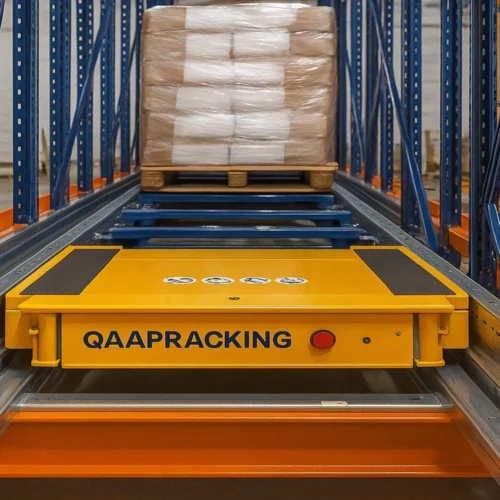 Trustworthy pallet shuttle system with 3-step setup to increase storage efficiency and reduce warehouse handling time.